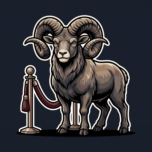 Velvet Rope Ram logo